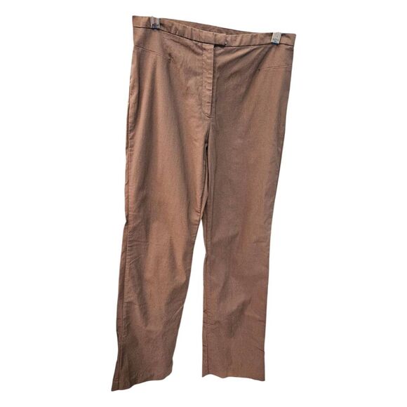 Anthropologie Brown Straight Pants Womens Size 4 - Picture 2 of 6